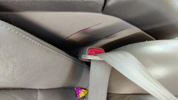 2000-2001 Legacy Outback Driver Left Front Seat Belt Buckle Receiver Oem Tan 040 — photo 6