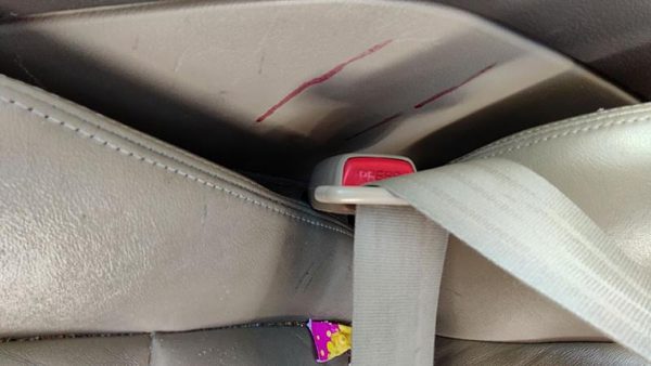 2000-2001 Legacy Outback Driver Left Front Seat Belt Buckle Receiver Oem Tan 040 — photo 5
