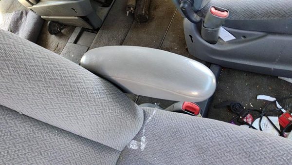 04-07 Dodge Caravan Passenger Right Front Arm Rest Side Seat Oem Slate Gray D5 — photo 3