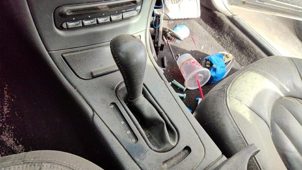 00-02 300M Floor Shifter Lever Assembly Shift Unit Automatic Transmission Black — photo 2