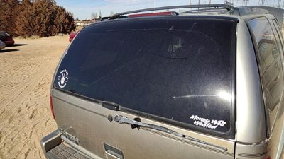 1997-2001 Olds Bravada Back Glass Rear Window Oem 15074813