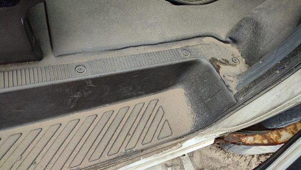 94-96 Ford Van E250 Passenger Right Lower Sill Step Moulding Trim Panel Oem Gray — photo 2