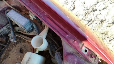 1994-1997 Ford Aspire Windshield Washer Fluid Reservoir With Pump Oem Wiper Tank