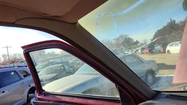 95-97 Nissan Hardbody Driver Left A Pillar Trim Windshield Post Panel Oem Gray — photo 3