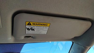 2010 2011 2012 2013 Mazda 3 Passenger Right Sun Visor Oem Bt2 Dune Tan