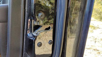 2006-2012 Ford Fusion Passenger Right Front Door Latch With Rods/Cables Oem