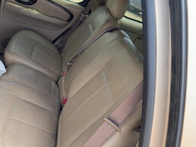 04 Rainier Complete Set Rear Seat Belts Retractor Buckle Left Right Back Tan 332