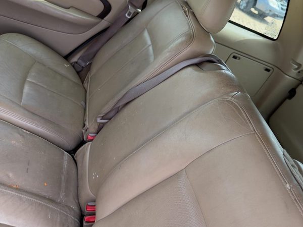 04 Rainier Complete Set Rear Seat Belts Retractor Buckle Left Right Back Tan 332 — photo 3