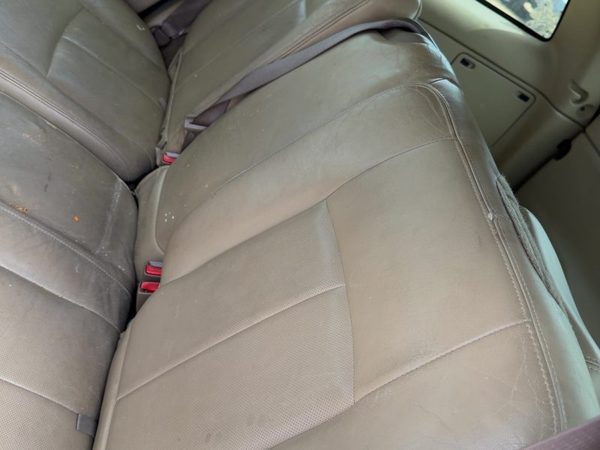 04 Rainier Complete Set Rear Seat Belts Retractor Buckle Left Right Back Tan 332 — photo 5
