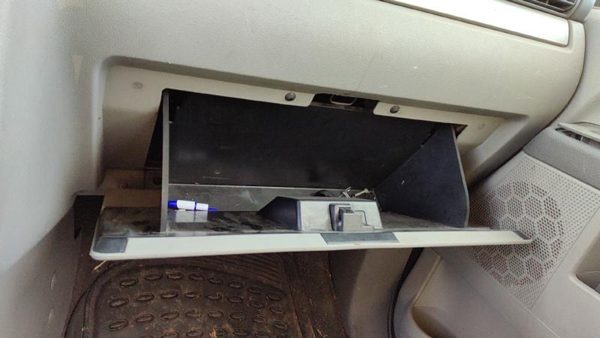 2004-2007 Ford Freestar Glove Box Assembly Complete Door With Latch Oem Gray — photo 3