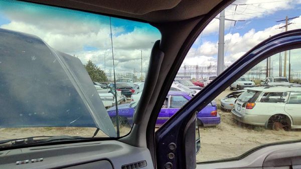 03 F350 Powerstroke Passenger Right A Pillar Trim Windshield Post Panel Oem Gray — photo 2