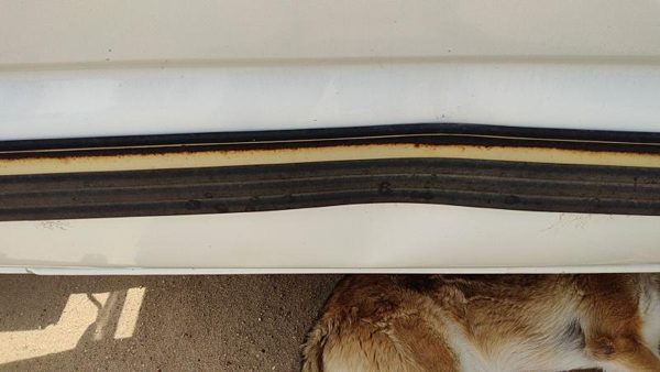 2001 02 Silverado 2500 Hd Passenger Right Rear Moulding From Door Oem Back Trim — photo 6