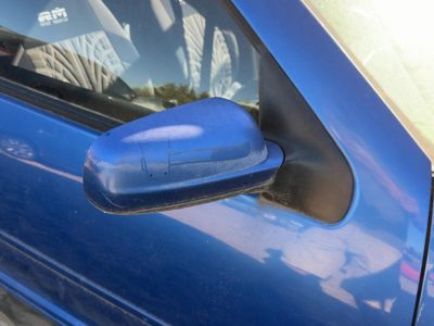 1999-2011 Vw Jetta Passenger Right Power Side Mirror Door Mounted Oem Blue