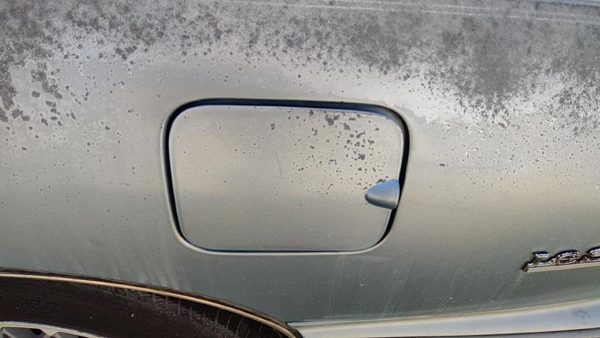 1992-1996 Buick Lesabre Fuel Tank Door With Hinge Gas Lid Oem Filler Blue — photo 2