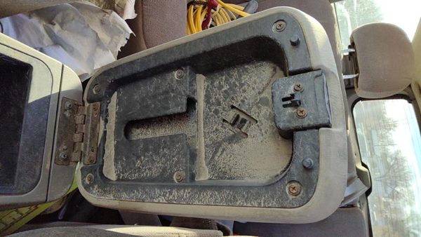 2000-2004 Jeep Grand Cherokee Center Console Lid Only Arm Rest Fold Down Gray — photo 4