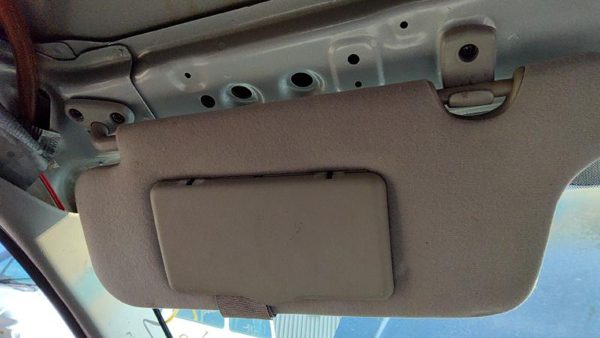 2002-2005 Subaru Legacy Driver Left Sun Visor Oem Gray 92011Ae35bob — photo 5