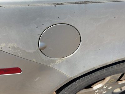 05-10 Chevy Cobalt Fuel Tank Door With Hinge Gas Lid Oem Filler Coupe Silver 95U