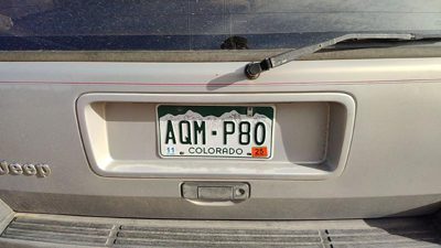 1994 Jeep Grand Cherokee License Plate Trim Surround Panel Oem Tail Trunk Finish