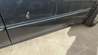 99-04 Chrysler 300M Passenger Right Front Moulding From Door Trim Strip Blue Pbq
