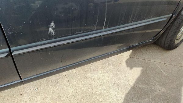 99-04 Chrysler 300M Passenger Right Front Moulding From Door Trim Strip Blue Pbq — photo 1