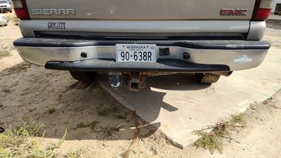 1999-2007 Sierra 2500 Hd Chromer Rear Bumper Assembly With Brackets Oem 12473000