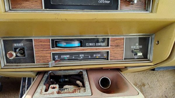 1980 Cadillac Deville Temperature Control Module In Dash Heater Ac Head Unit Oem — photo 2