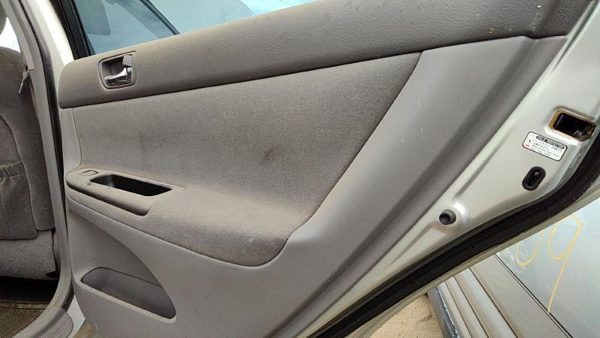 05-06 Camry Passenger Right Rear Door Trim Panel With Switches Back 95 Stone — photo 4