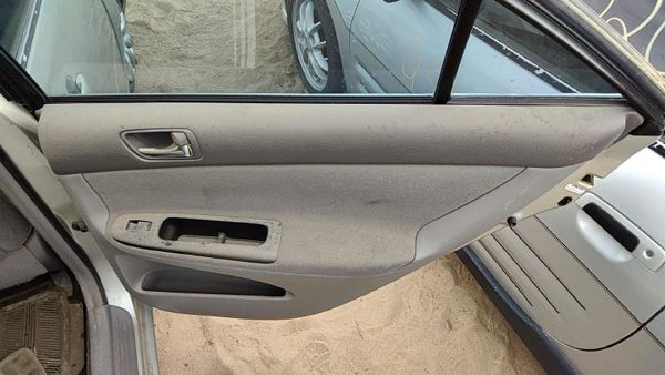 05-06 Camry Passenger Right Rear Door Trim Panel With Switches Back 95 Stone — photo 2
