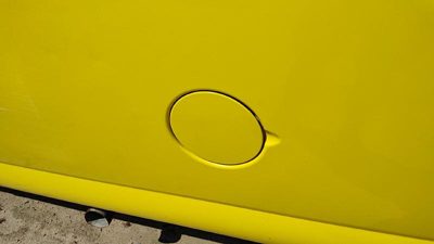 2000-2002 Express Van 2500 Fuel Tank Door With Hinge Gas Lid Oem Filler Yellow