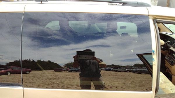 96-00 Town & Country Passenger Right Rear Side Window Door Glass Oem Back — photo 2