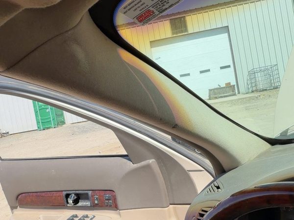 00-06 Lincoln Ls Driver Left A Pillar Trim Windshield Post Panel Oem Tan 4H — photo 1