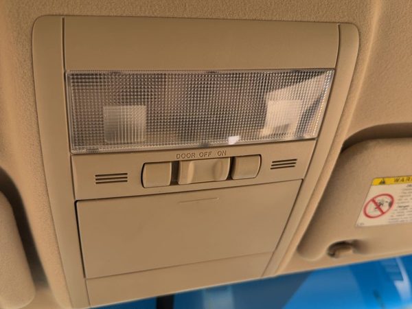 2004-2009 Toyota Prius Center Overhead Console Dome Light Map Lamp Cubby Tan 08 — photo 3