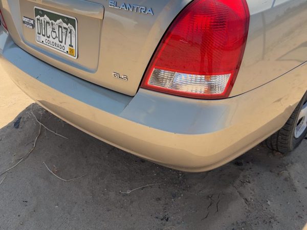 01-03 Hyundai Elantra Rear Bumper Cover Assembly Oem Back Sedan Prime Beige Ko — photo 5