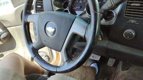 2008 Chevy Silverado 2500 Steering Wheel OEM Ebony 19D 15214118 — photo 4