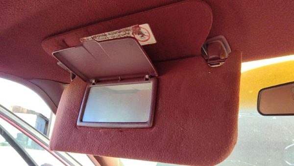 1997-1999 Buick Lesabre Driver Left Sun Visor Oem Red — photo 3