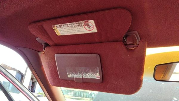 1997-1999 Buick Lesabre Driver Left Sun Visor Oem Red — photo 2