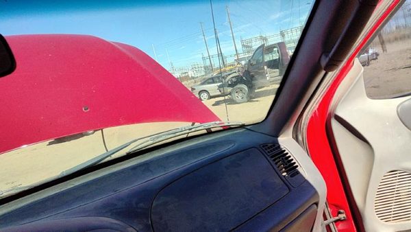 00-03 Ford F150 Passenger Right A Pillar Trim Windshield Post Panel Oem Gray — photo 3