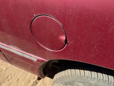 96-00 Town & Country Fuel Tank Door With Hinge Gas Lid Filler Dual Sliding Door