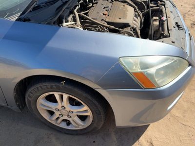 2003-2007 Honda Accord Passenger Right Front Fender Oem Sedan Cool Blue B542M