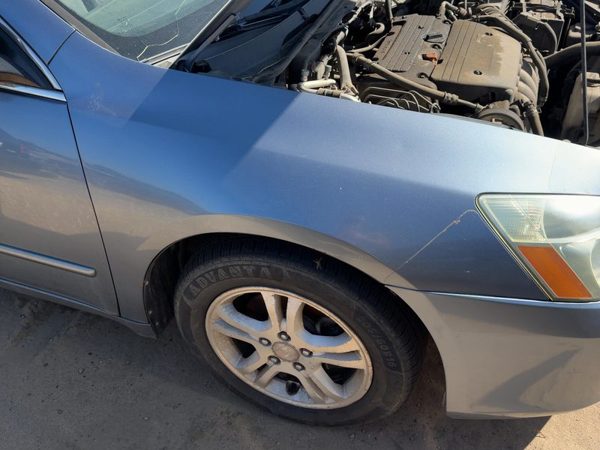 2003-2007 Honda Accord Passenger Right Front Fender Oem Sedan Cool Blue B542M — photo 3