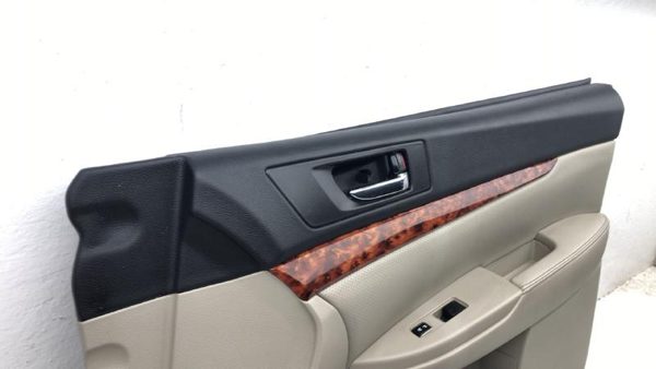 11-14 Legacy Outback Passenger Right Front Door Trim Panel With Switches Ivory — photo 8