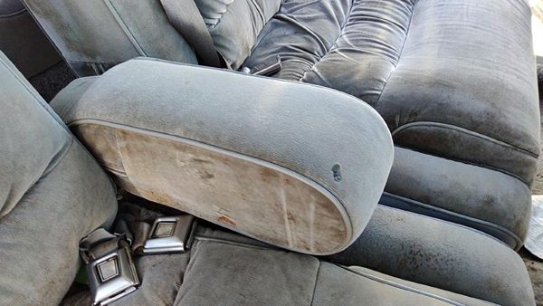 83-87 Mercury Grand Marquis Passenger Right Front Arm Rest Side Seat Oem Gray — photo 2