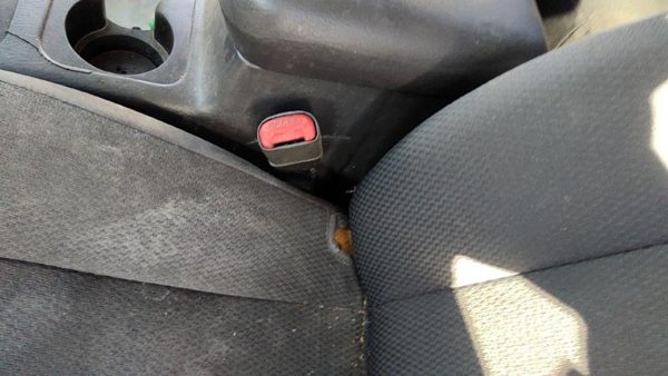 00-04 Jeep Grand Cherokee Driver Left Front Seat Belt Buckle Receiver Gray Dv — photo 2