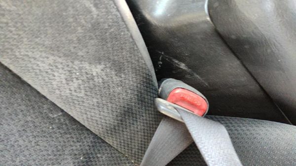 00-04 Jeep Grand Cherokee Driver Left Front Seat Belt Buckle Receiver Gray Dv — photo 4