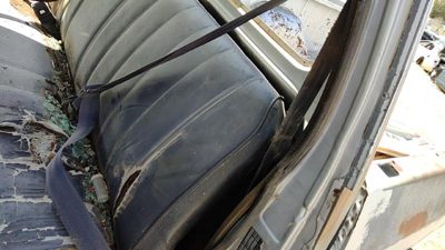 1981-1993 Dodge Ram W250 Driver Left Front Seat Belt Retractor Oem Shoulder Gray