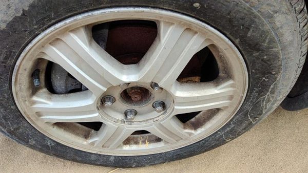 04-08 Chrysler Pacifica 17 Aluminum Wheel Oem Factory 6 Spoke Rim #4 04766603ab — photo 2