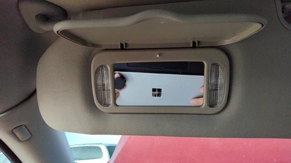 2006-2011 Buick Lucerne Driver Left Sun Visor Oem Ebony 193 15780925 — photo 4