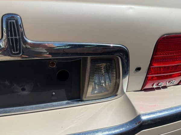 2000-2006 Lincoln LS License Plate Trim Surround Panel Tail Trunk Finish OEM — photo 5