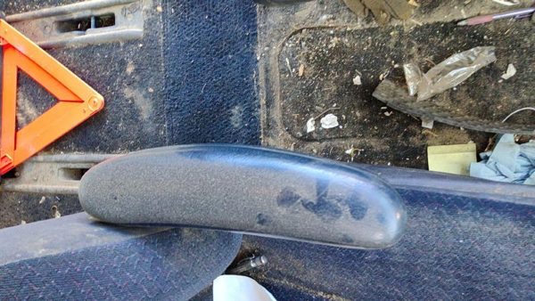 2001-2003 Dodge Caravan Pair Of Arm Rests Front Left Right Oem Blue Ud751qlaa — photo 6