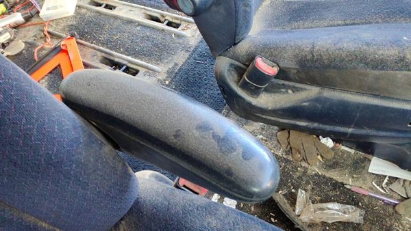 2001-2003 Dodge Caravan Pair Of Arm Rests Front Left Right Oem Blue Ud751qlaa — photo 5
